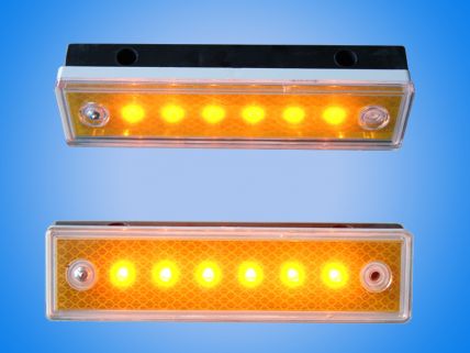 dl-lkb-02 隧道轮廓标概述:   led长方形主动发光轮廓标是一种清晰